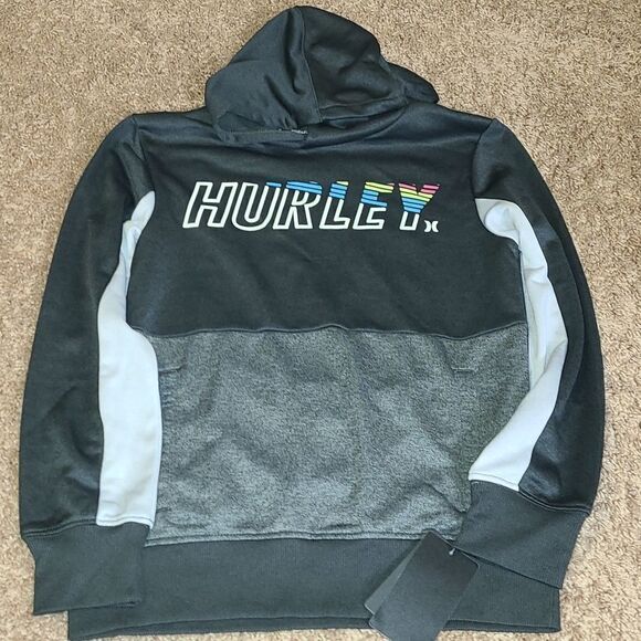 Hurley Black Heather Hoodie - Picture 1 of 5